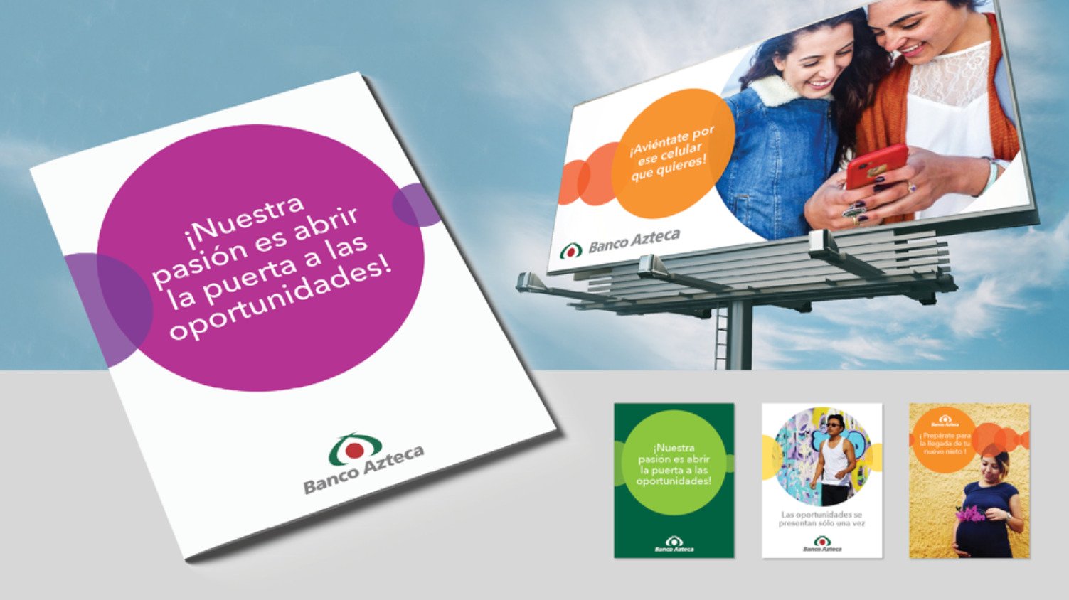 Folleto de Banco Azteca
